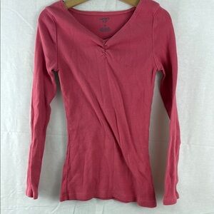 Red Carter Kids' Vivid Pink Long Sleeve Top